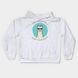 No Drama Llama Kids Hoodie